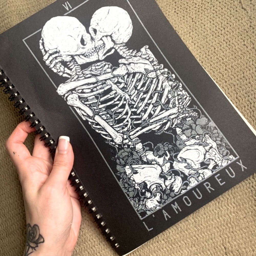 Tarot Skull Spiral Notebook - Picture 13 of 13